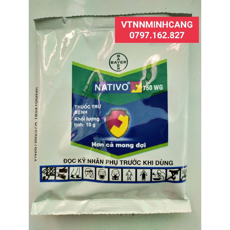 THUỐC TRỪ BỆNH NATIVO 750WG (gói 10gr)