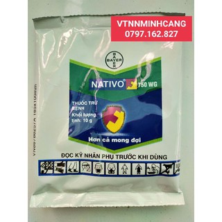 THUỐC TRỪ BỆNH NATIVO 750WG (gói 10gr)