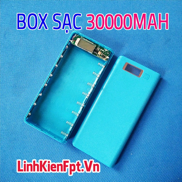 Box Sạc Dự Phòng LCD 8Cell 30000mAh .