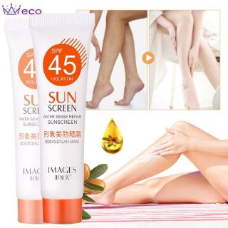 [Hàng mới về] Kem chống nắng SPF 45+ nhẹ nhàng cho da không nhờn bảo vệ ngăn ngừa tia UV