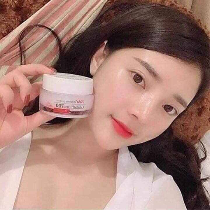 Kem dưỡng da ngày/đêm Angel's Liquid 7Day Light Tone Up/Niacinamide/ Whitening Program Glutathione700 V Cream 50gr