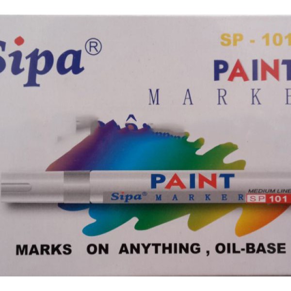 Bút sơn vẽ lốp xe, bề mặt gốm sứ, nhựa..... Sipa Paint Marker