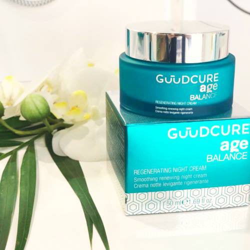 [Hàng Auth_Ý] Kem dưỡng sáng mịn da và tái tạo da ban đêm (Guudcure Age Balance Regenerating Night Cream)-Hũ 50ml.