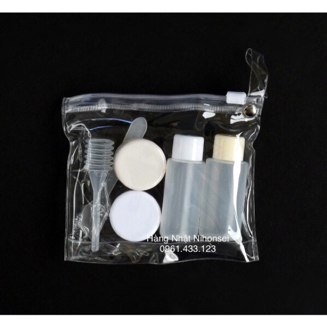 Chai Lọ Chiết Mỹ Phẩm 12ml set 4 Món Màu Ngẫu Nhiên Nội Địa Nhật