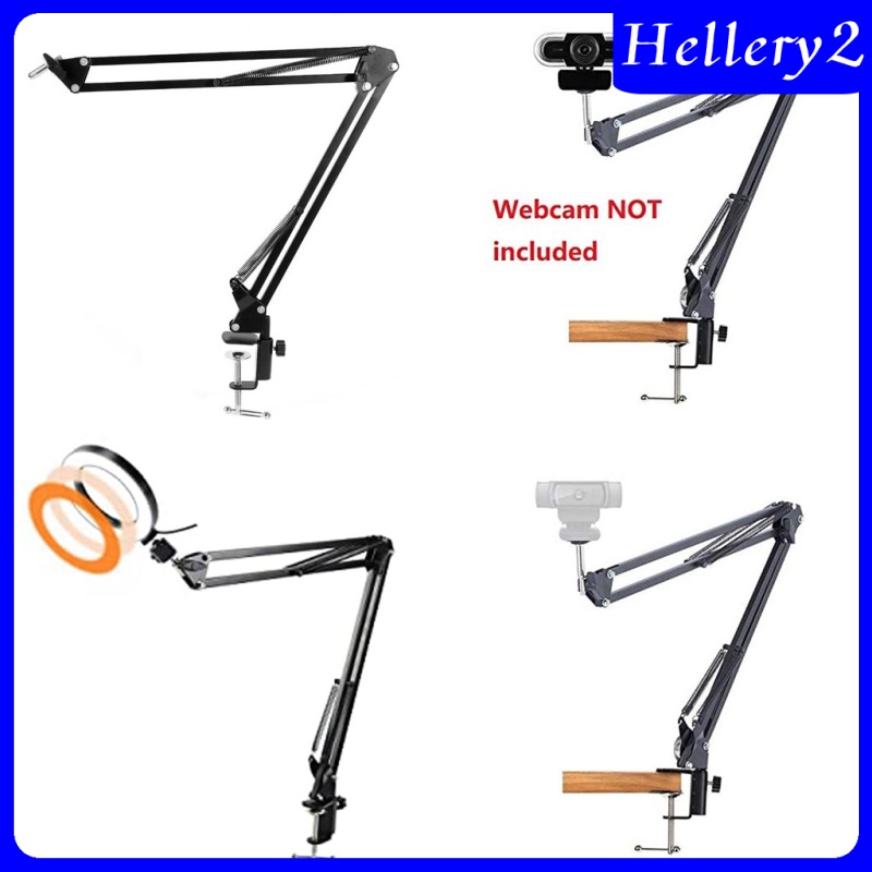 [HELLERY2] Adjustable For Logitech Webcam C922 C930E C930 C920 Tripod Mount Holder Stands