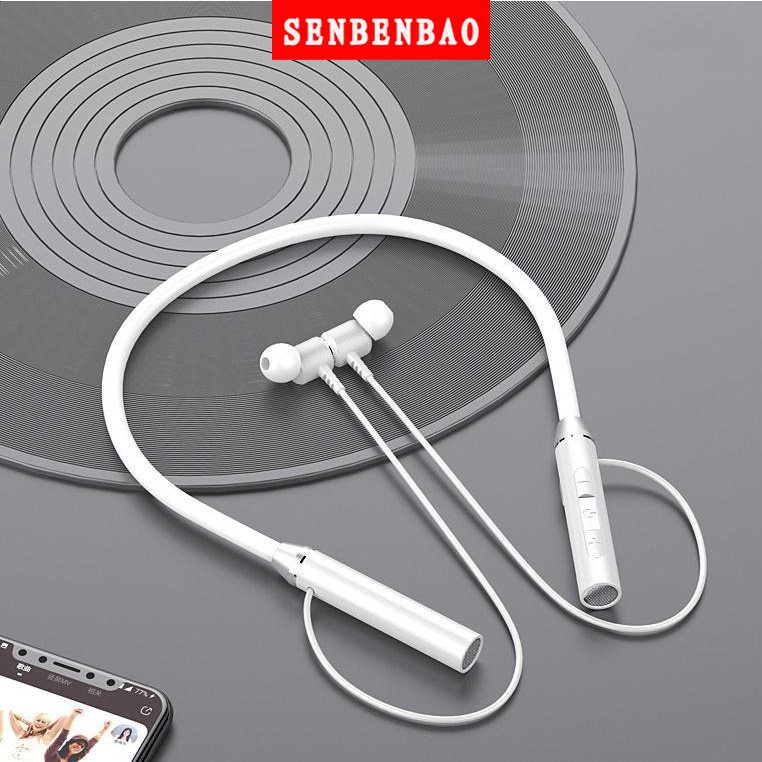 Tai Nghe Đeo Cổ bluetooth 5.1 Không Dây Bt63 Chống Nước Có Nam Châm