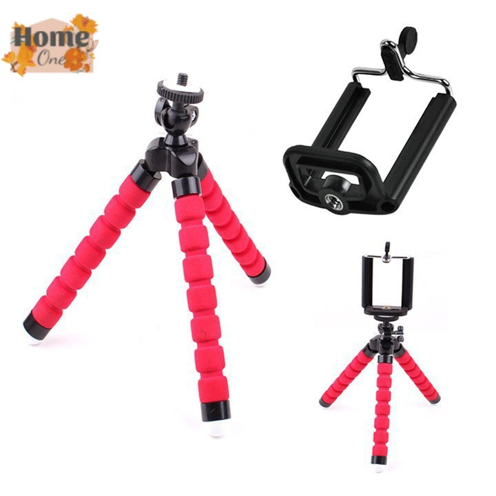 Tripod Bạch Tuộc 3 Chân Để Điện Thoại Để Bàn, Cầm Tay, Tặng Kèm Kẹp Điện Thoại - Lỗi 1 Đổi 1