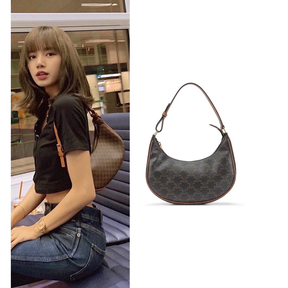 Ce 2021 Túi Xách Đeo Vai Đơn In LOGO Lisa Same AVA Mới