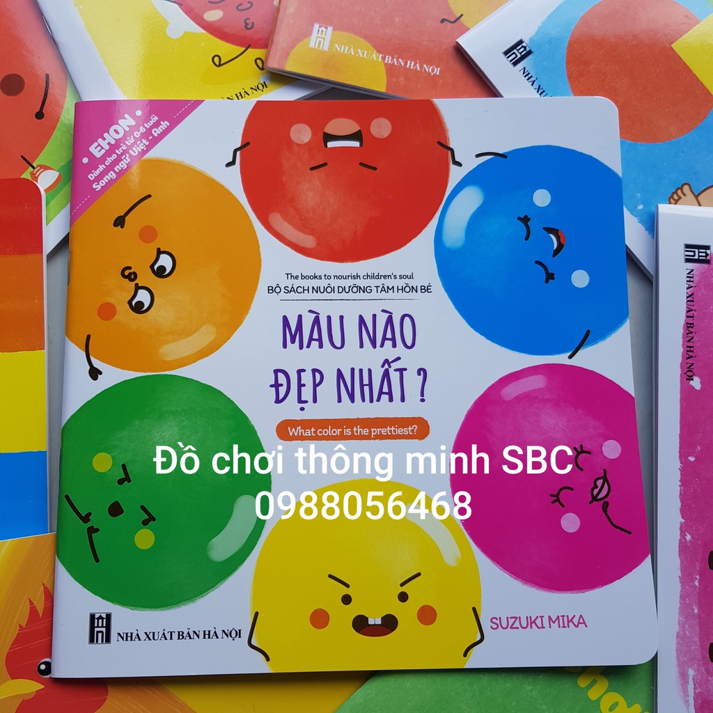 Set vở E.hon 5 và 10 cho bé từ 0-6 tuổi có Qr đọc Tiếng Anh nuôi dướng tâm hồn bé