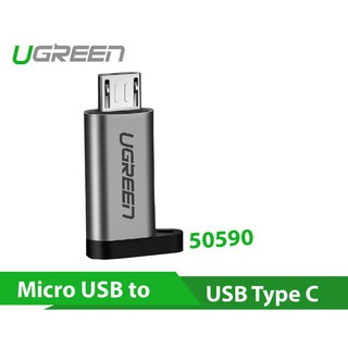 Đầu chuyển USB Type C sang Micro USB Ugreen 50590