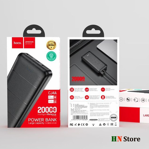 Pin Sạc Dự Phòng [CHÍNH HÃNG] Hoco CJ4A - 20.000mAh rất bền bỉ &amp; ổn định