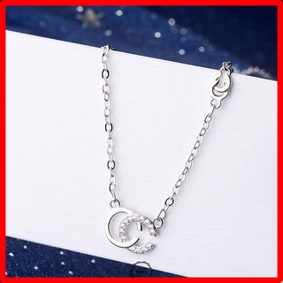 Dây chuyền bạc Ý hình cặp đôi chữ C – vòng cổ bạc ViVi_Gift