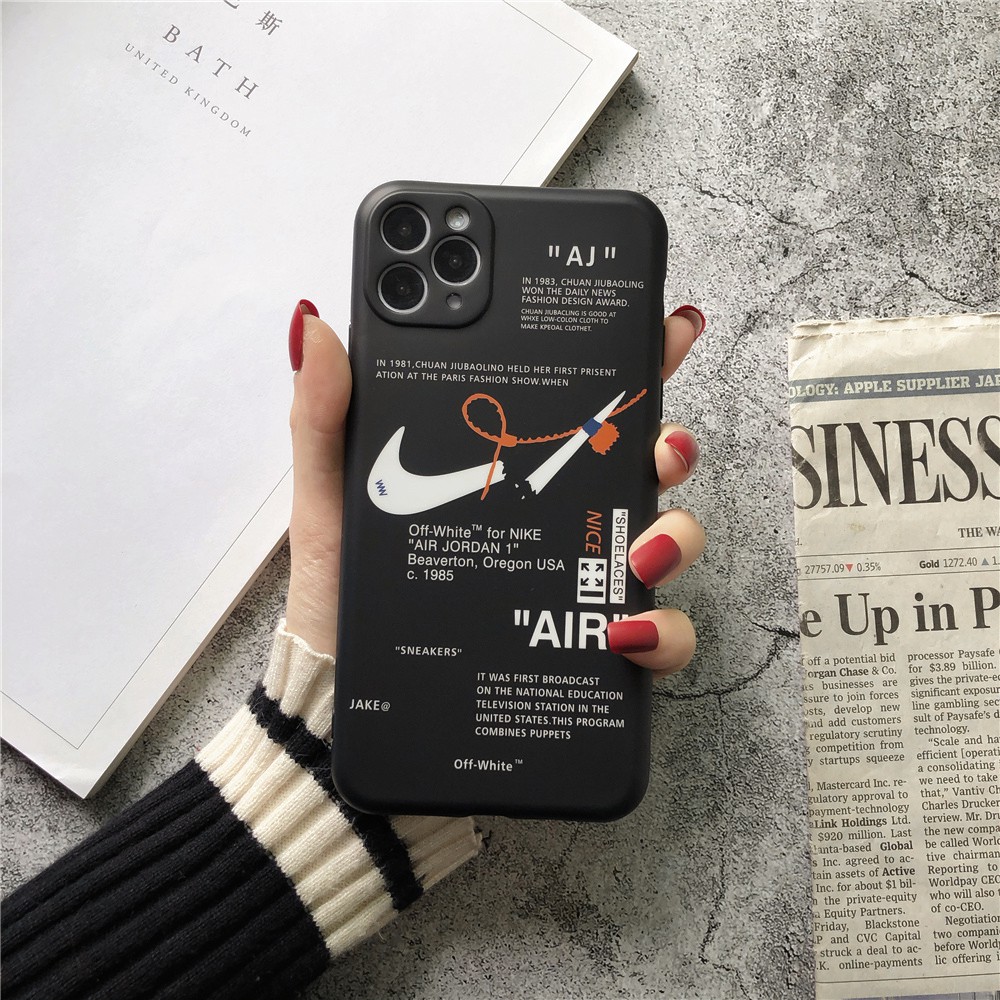 Ốp Điện Thoại In Logo Nike Air Off White Thời Trang Cho Iphone 12pro Max 12mini 11 Pro Max X Xs Xr Xsmax 7 8 Plus | BigBuy360 - bigbuy360.vn