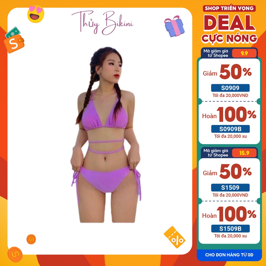 Bikini basic - Đồ Bơi 2 Mảnh Siêu Sang Chảnh (nhiều màu)