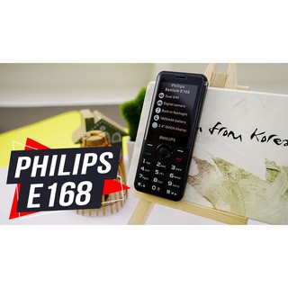 Điện thoại Philips E168 Đen - Pin trâu - Ghi âm cuộc gọi