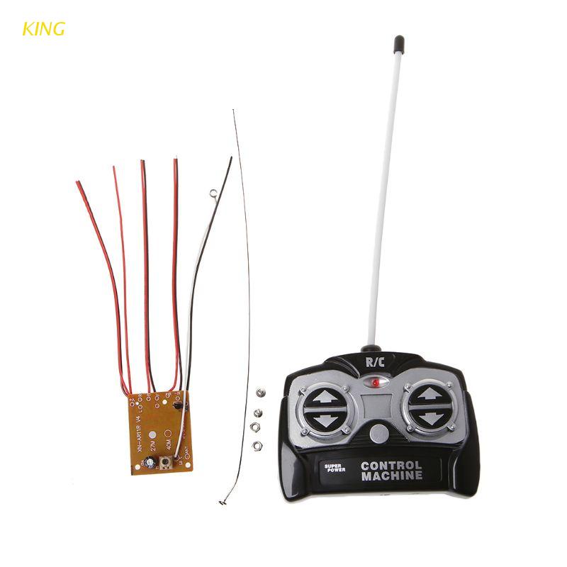 Bảng mạch thu 5ch 27mhz + điều khiển từ xa cho hệ thống xe tăng điều khiển từ xa động cơ 130 6v 5v