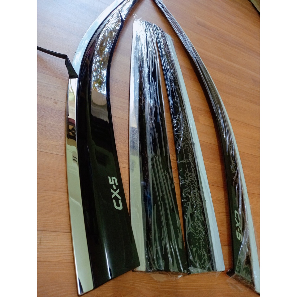 Vè che mưa xe Mazda CX5, CX-5 đời 2018- 2019 - 2020- 2021- 2022 chỉ Inox cao cấp nhất thị trường