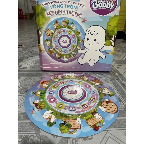 Đồng hồ gỗ lắp ghép- hkm Bobby sale 39k