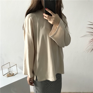 Áo thun dài tay basic 7 màu