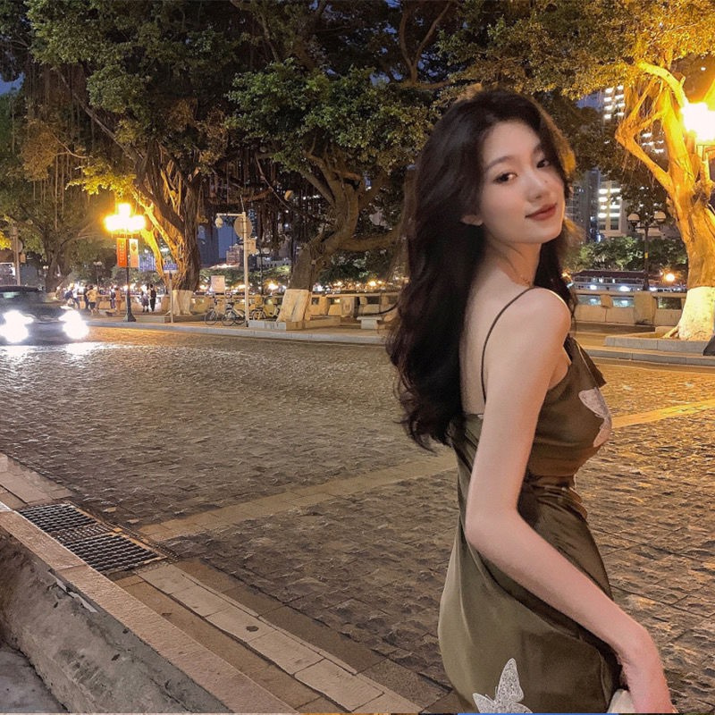 Đầm Dệt Kim Hai Dây Ôm Dáng Thời Trang Retro Pháp Chất Lượng Cao | BigBuy360 - bigbuy360.vn
