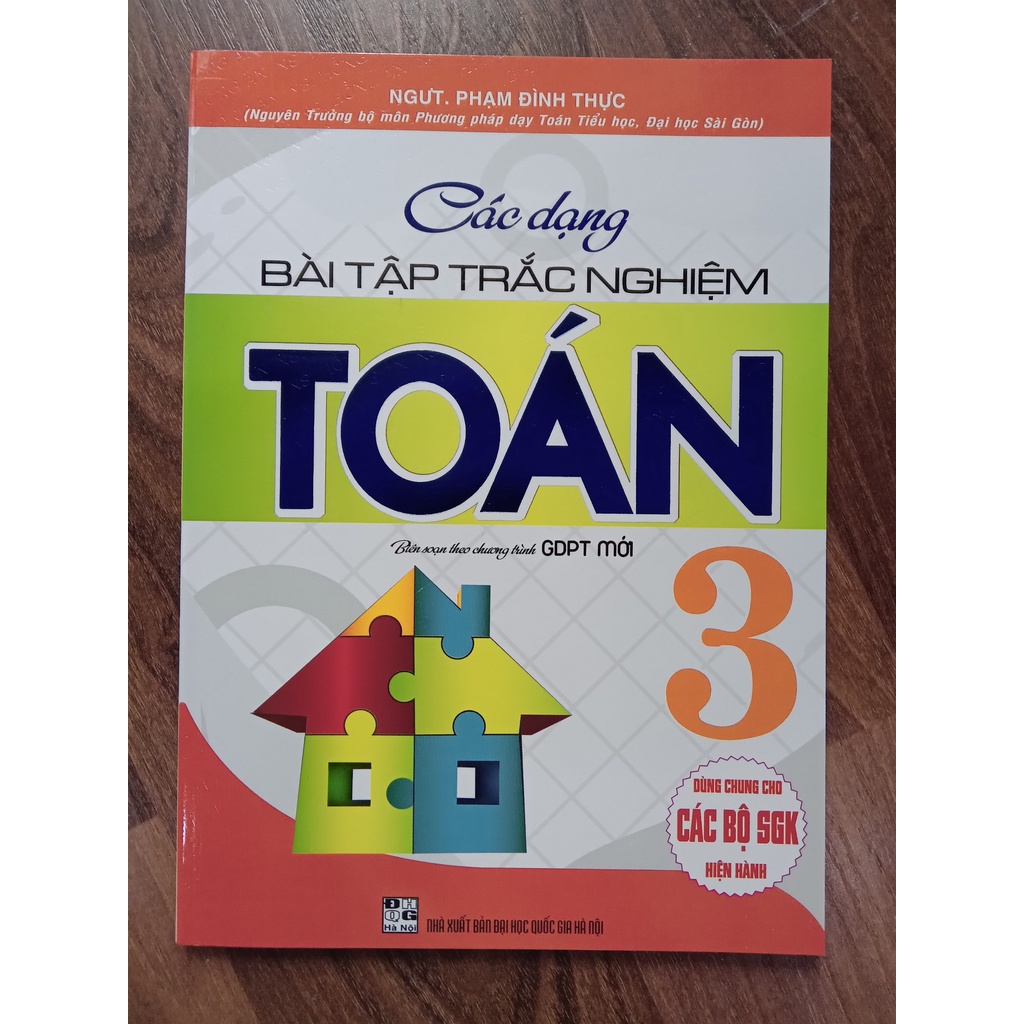 Sách - Các dạng bài tập trắc nghiệm Toán 3 biên soạn theo chương trình GDPT mới