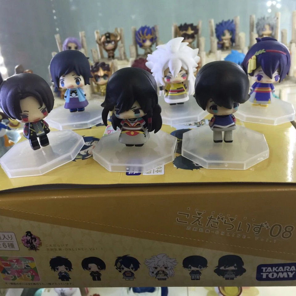 Set 6 Mô Hình Đồ Chơi Nhân Vật Touken Ranbu Xinh Xắn