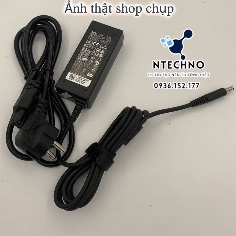Sạc Laptop Dell 19.5V - 2.31A 45W [Zin] Chân kim nhỏ ⭐ Tặng kèm dây nguồn ⭐ Bảo hành 12 Tháng