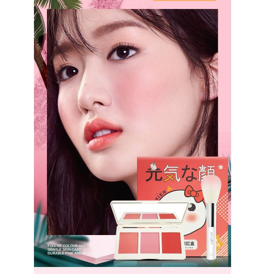 Phấn Má Hồng 3 Ô Kaxier Tặng Kèm Cọ Hàng Nội Địa Trung | BigBuy360 - bigbuy360.vn