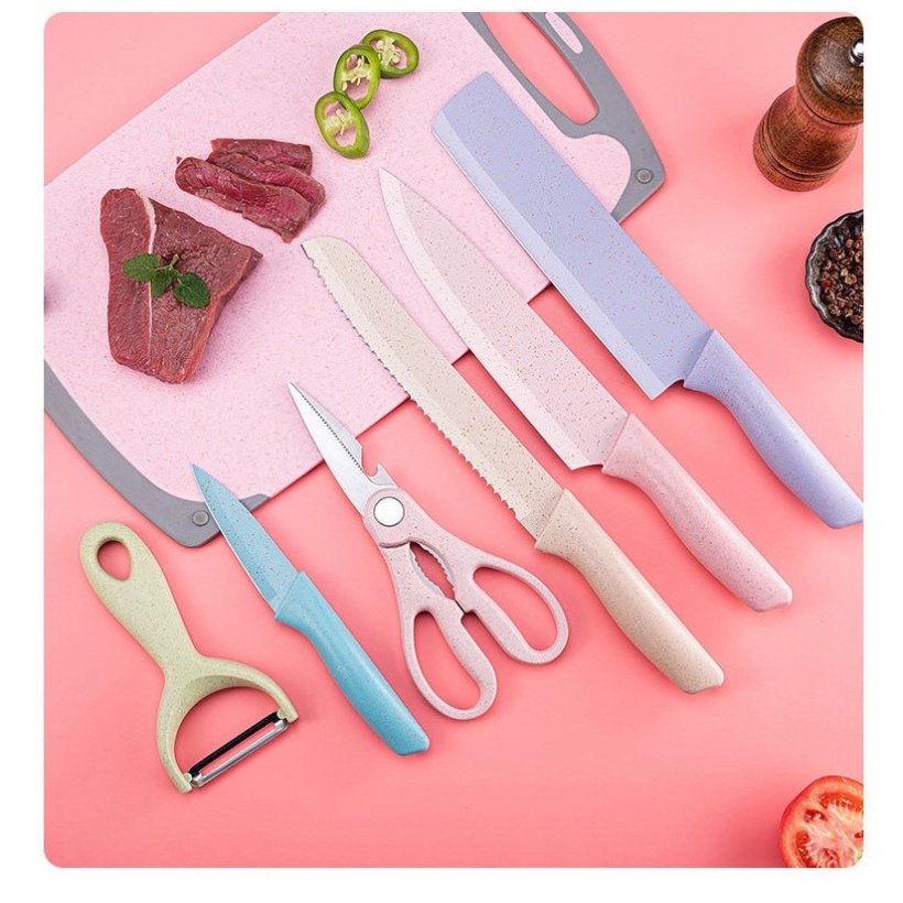 Bộ Dao Lúa Mạch 6 Món Sịn Sò Siêu Sắc