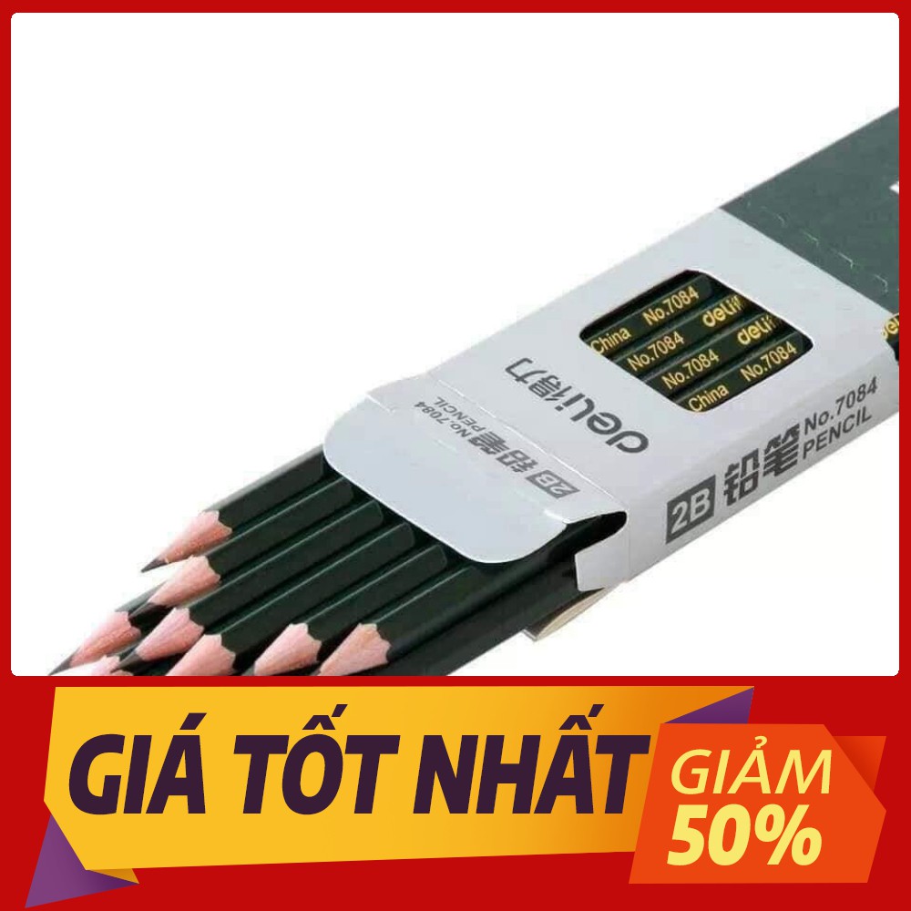 BÚT CHÌ DELI VỈ 12 CÂY HÀNG LOẠI 1