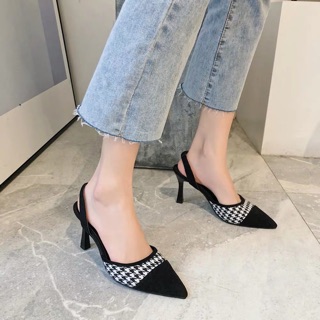 Giày cao gót mũi nhọn gót 7cm