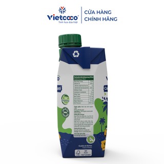 Nước dừa tươi Organic UHT Vietcoco 330ml