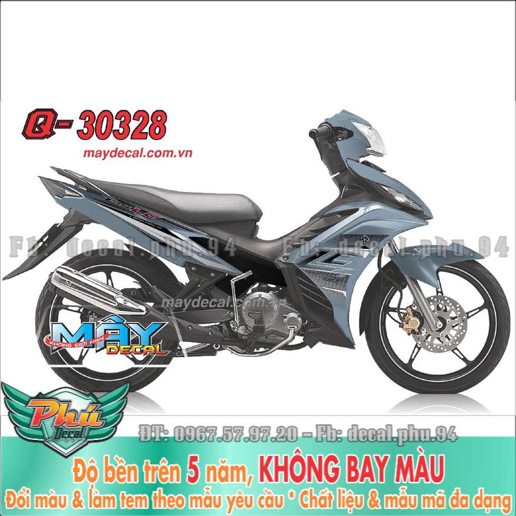 Tem Rời Exciter 135 Lc xám đen . (K) -1