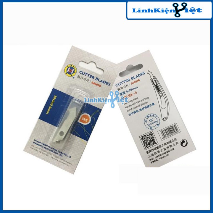 Lưỡi Dao cắt mạch C-Mart No.A0003B Bộ 6 Lưỡi