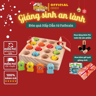 Bộ đồ chơi Câu Cá nhiều màu sắc bằng gỗ gắn nam châm chất liệu gỗ an toàn cho bé - ĐCCC