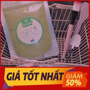 100g BỘT TRÀ XANH tặng que đắp hoặc xẻng múc bột