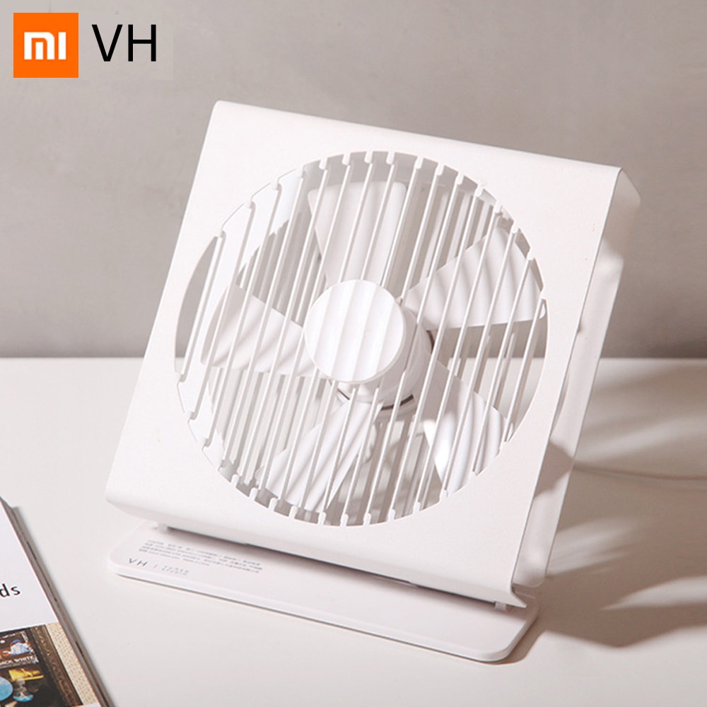 Xiaomi Mijia VH Light Thin Quiet 7 Inch USB Fan Portable Metal 5 Blade Dual Mode Home Office Desk Brushless Motor Fan Sm