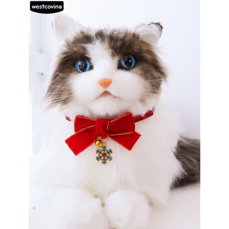 Vòng Cổ Gắn Chuông Hình Bướm Dễ Thương Cho Thú Cưng