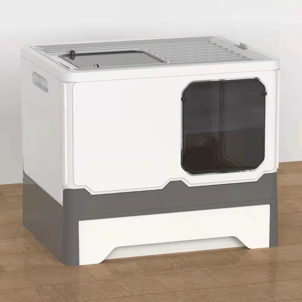 Nhà vệ sinh mèo có ngăn kéo 2 cửa kín ngăn mùi BELLA PetX