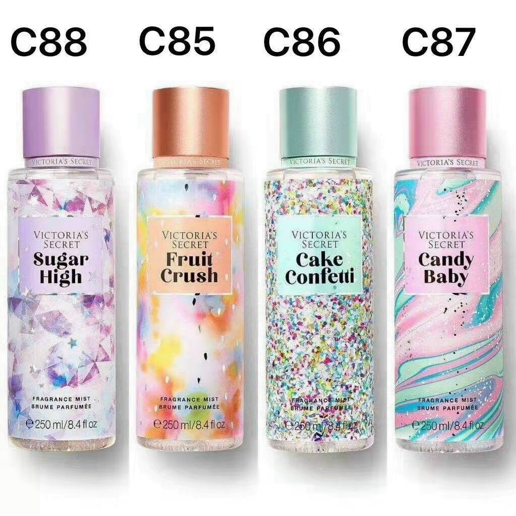 Xịt thơm toàn thân Victoria's Secret body mist mẫu mới đủ mùi