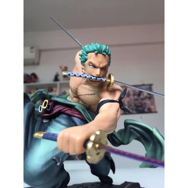 ẢNH THẬT]Mô hình Figure Roronoa Zoro 3000 Thế Giới POP-Mô Hình One Piece.