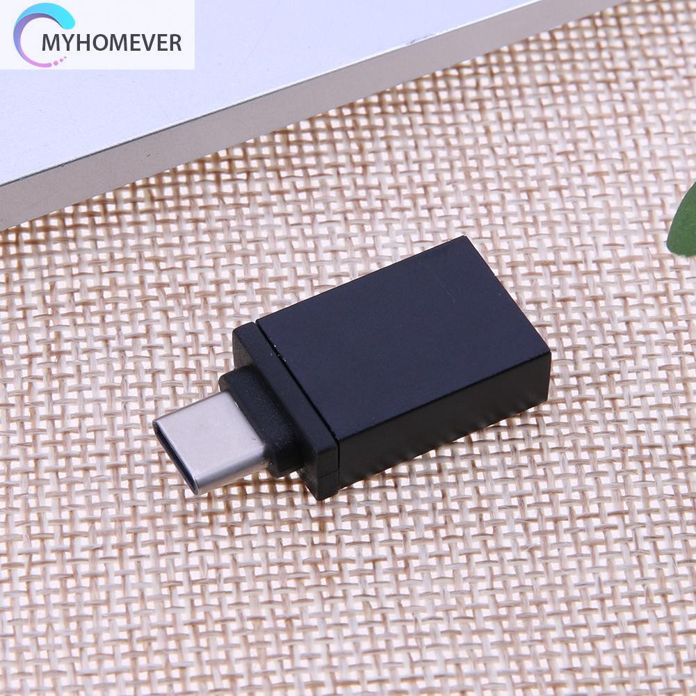 myhomever Aluminum Alloy USB3.1 Type-C to USB3.0 OTG Converter Adapter