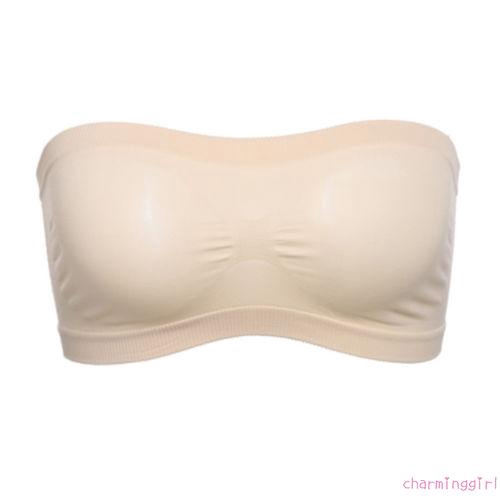 Áo Ngực Không Dây Không Đường May Có Mút Đệm Tháo Rời Được Cho Nữ