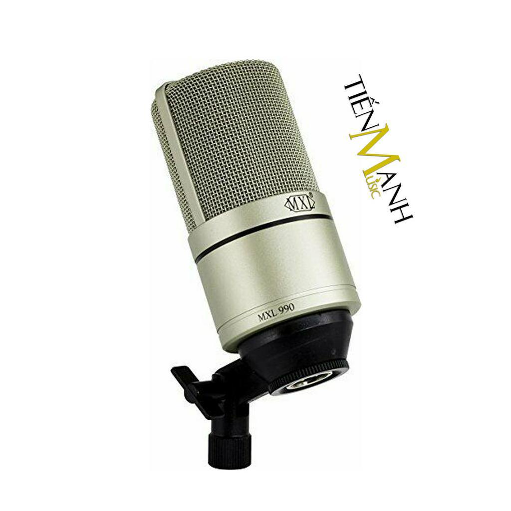 MXL 990 Mic Condenser Thu Âm Phòng Studio, Micro Biểu Diễn Microphone Cardioid MXL990