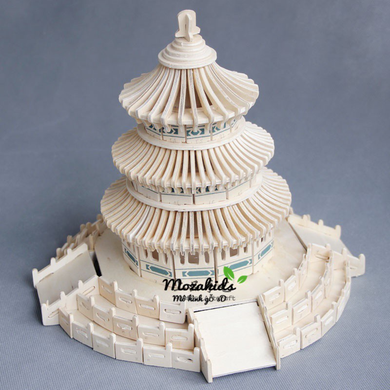 Đồ chơi lắp ráp gỗ 3D Mô hình Tháp Thiên Đường