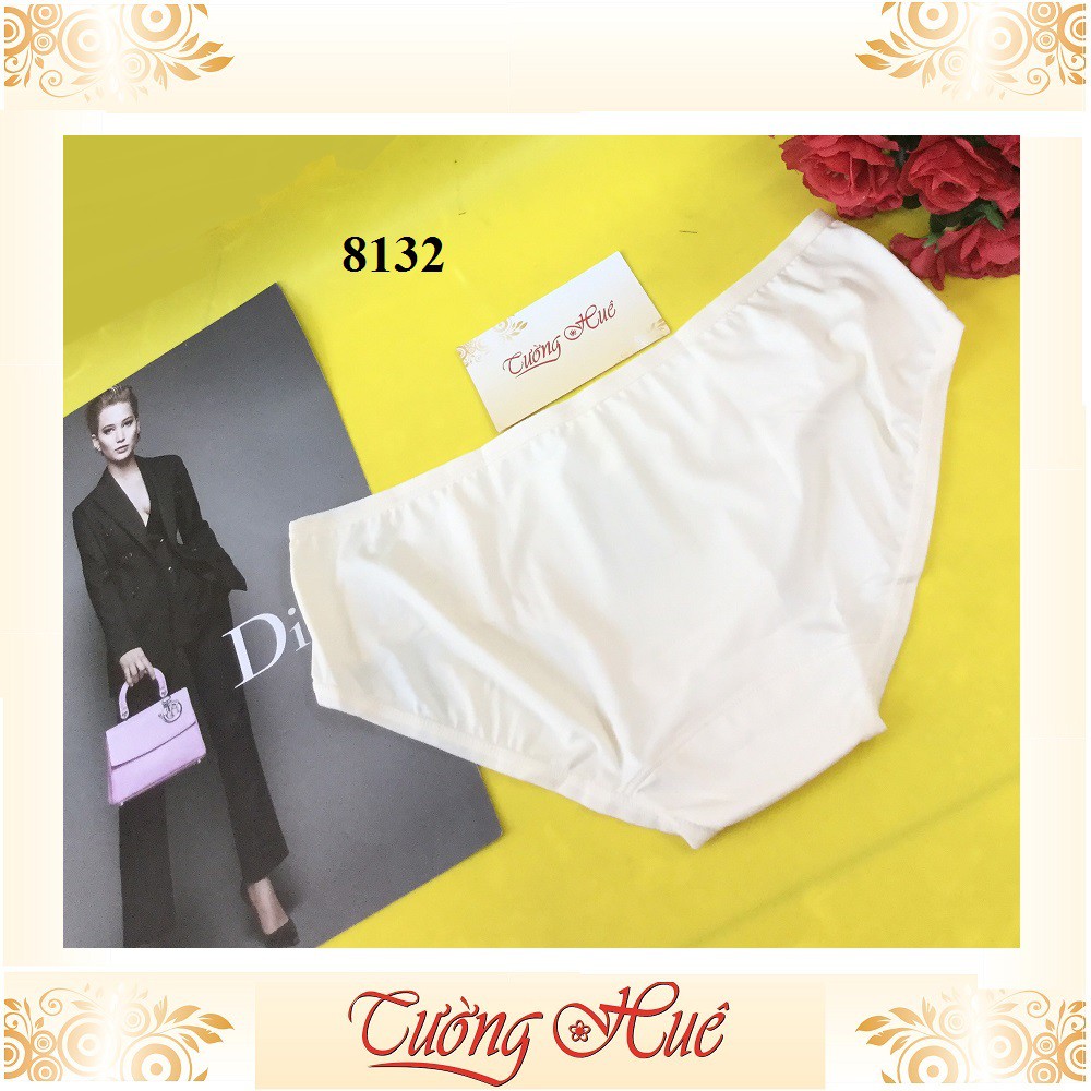 Quần lót nữ annie QE 8132 trơn phối ren.