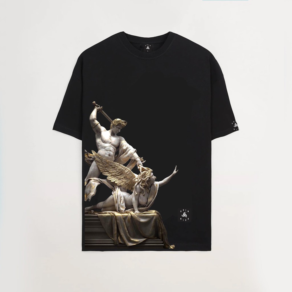 [RẺ VÔ ĐỊCH] Áo phông unisex Medusa góc áo basic form rộng tay lỡ dành cho nam nữ