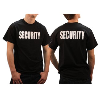 Áo thun tay ngắn in chữ SECURITY độc đáo dành cho nam