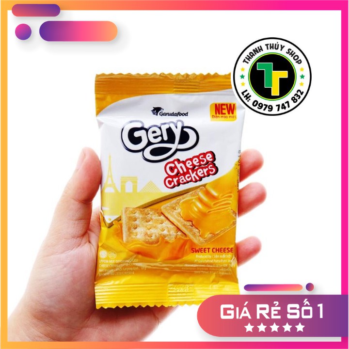 Combo 02 hộp - Bánh quy phô mai Gery đến từ Indonesia ngon ngất ngây vị mê say loại 200g