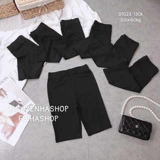 Quần ngố phối áo sơmi áo thun